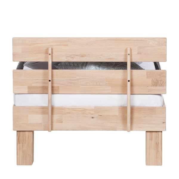Massief eiken bed 90 x 200 cm / 140 x 200 cm / 160 x 200 cm / 180 x 200 cm Scandinavische stijl