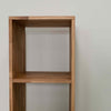 Boekenkast Regal 4, massief eiken boekenkast, 39 x 35 x 150 cm, NordicStory
