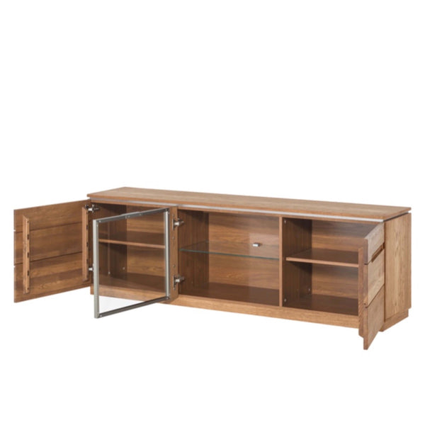 LoftStory Ladekast of TV-meubel in eiken Montenegro 26 180 x 42 x 59 cm.