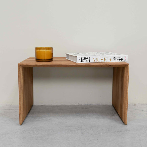Massief eiken bijzettafel Sono 2, 38 x 35 x 35 x 60 cm | NordicStory