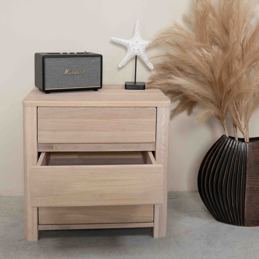 Elsa 30 eiken massief houten salontafel, 56,4 x 44 x 55 cm, NordicStory