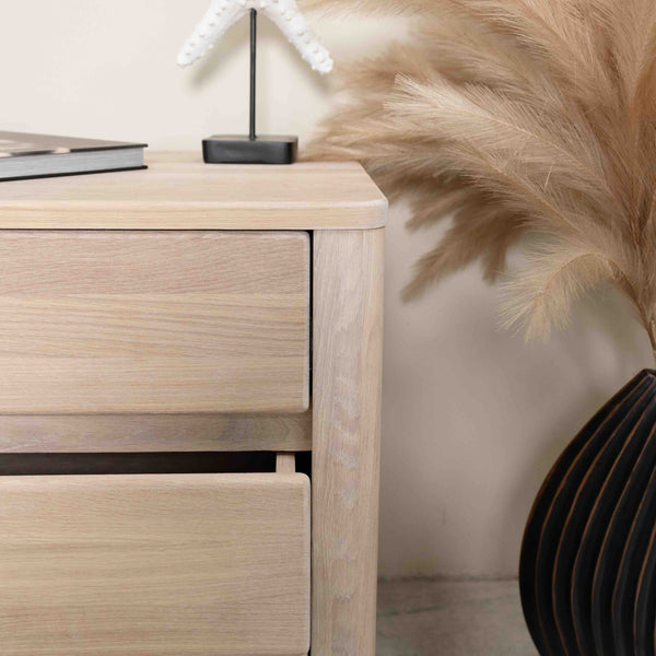 Elsa 30 eiken massief houten salontafel, 56,4 x 44 x 55 cm, NordicStory
