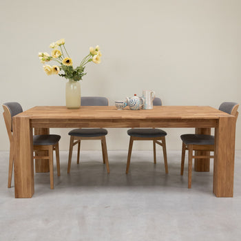 Eettafel in massief eiken Mauritz 3 OakStore NordicStory