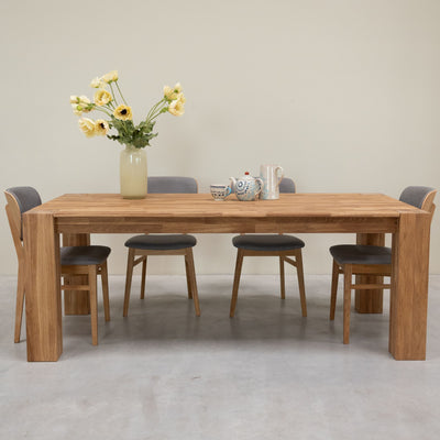 Eettafel in massief eiken Mauritz 3 OakStore NordicStory