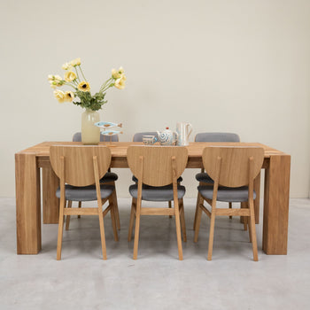 Eettafel in massief eiken Mauritz 3 OakStore NordicStory