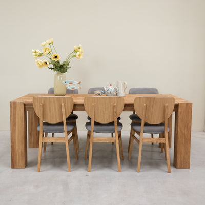 Eettafel in massief eiken Mauritz 3 OakStore NordicStory