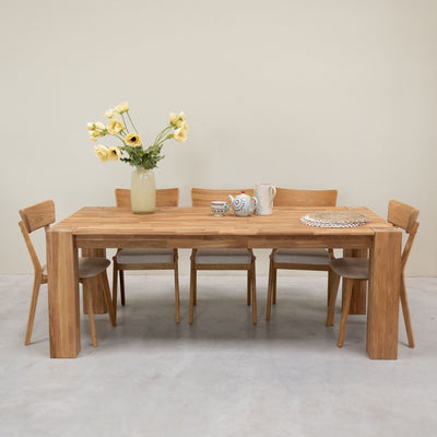 Eettafel in massief eiken Mauritz 3 OakStore NordicStory