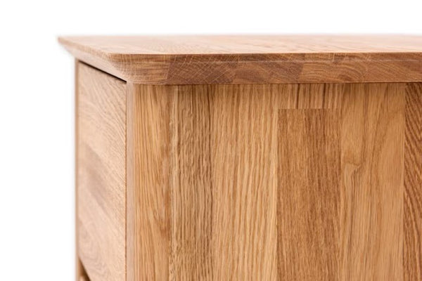 Eiken nachtkastje Solvig, 50 x 41 x 50 cm | NordicStory