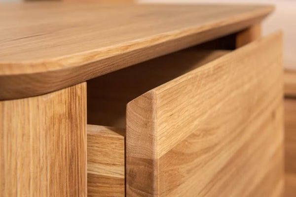 Eiken nachtkastje Solvig, 50 x 41 x 50 cm | NordicStory