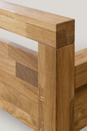 NordicStory massief houten Scandinavisch bed voor slaapkamer 