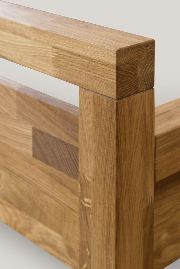 NordicStory massief houten Scandinavisch bed voor slaapkamer 