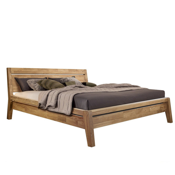 NordicStory Eiken massief houten bed