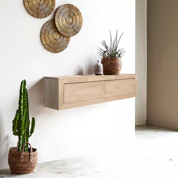 NordicStory zwevend dressoir van massief eikenhout