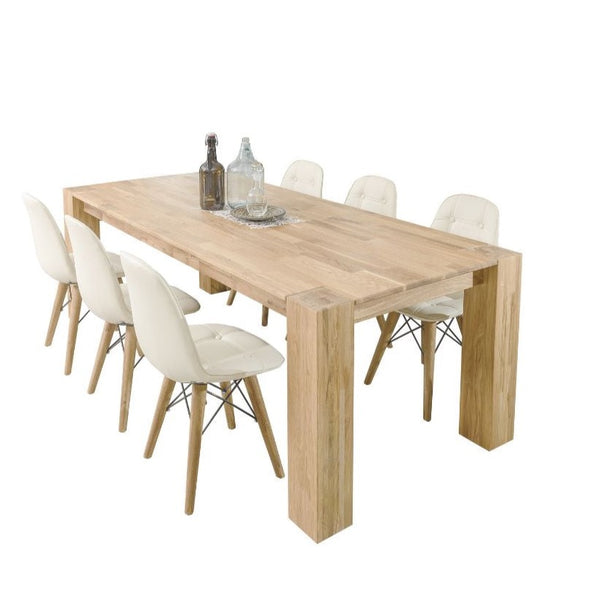 NordicStory Eettafel in massief eikenhout 