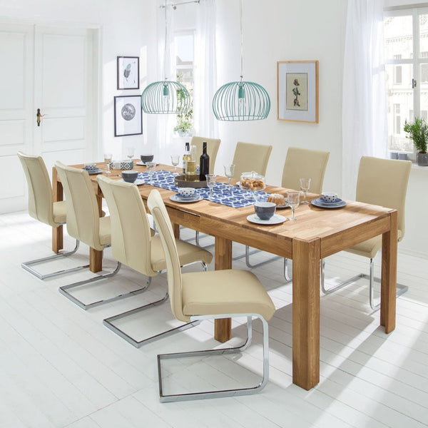 NordicStory uitschuifbare eettafel van massief eikenhout 