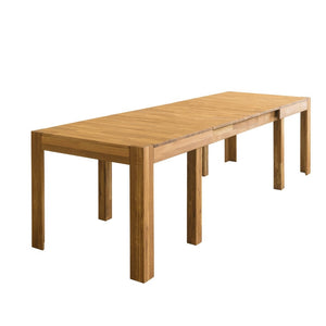 Uitschuifbare eettafel in massief eiken XL, 160-280 x 90 x 75 cm | NordicStory