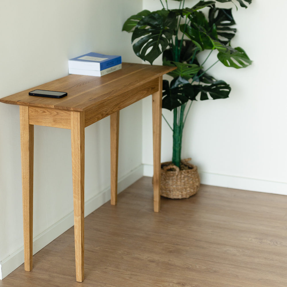 NordicStory Massief eikenhouten consoletafel 