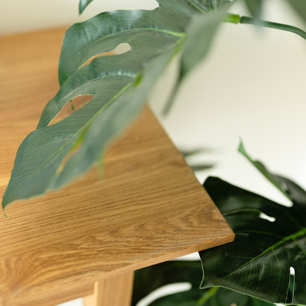 NordicStory Massief eikenhouten consoletafel 