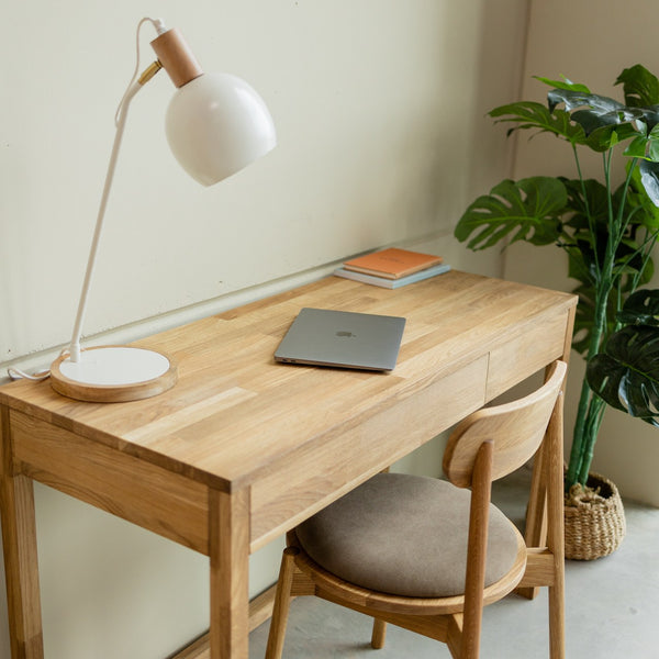 NordicStory Schrijftafel, massief eiken dressoir 
