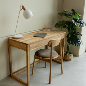 NordicStory Schrijftafel, massief eiken dressoir 