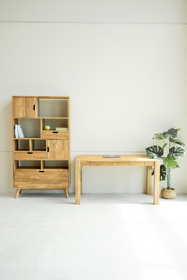 NordicStory Massief eiken bureau ROYAL