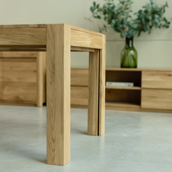 NordicStory uitschuifbare eettafel van massief eikenhout 
