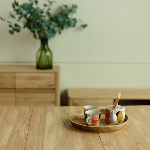 NordicStory uitschuifbare eettafel van massief eikenhout 