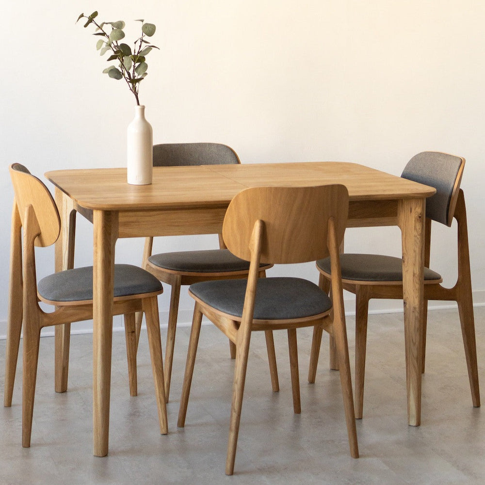 NordicStory uitschuifbare eettafel van massief eikenhout