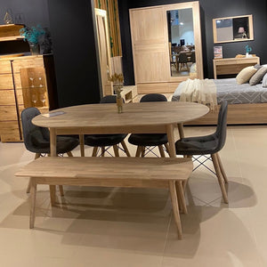 NordicStory Massief eiken bank