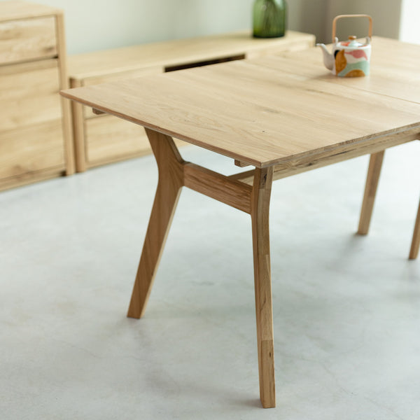 NordicStory uitschuifbare eettafel in massief eiken Harold