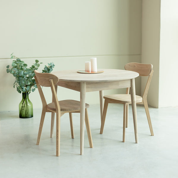 NordicStory uitschuifbare eettafel van massief eikenhout 