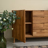 NordicStory Dressoir Ladekast in massief eiken Escandi 3 160 x 45 x 84,5 cm.