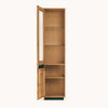 NordicStory_Vitrine_van_maciza_hout_duurzaam_eiken_kruk_voor_de_salon