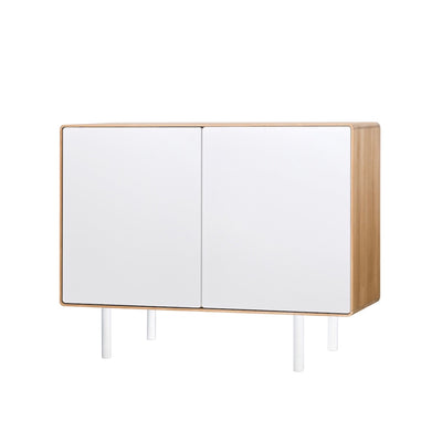 NordicStory Dressoir Ladekast in massief eikenhout