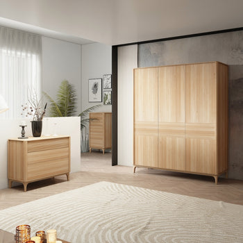 Eiken massief houten kledingkast Oxford 4 NordicStory OakStore