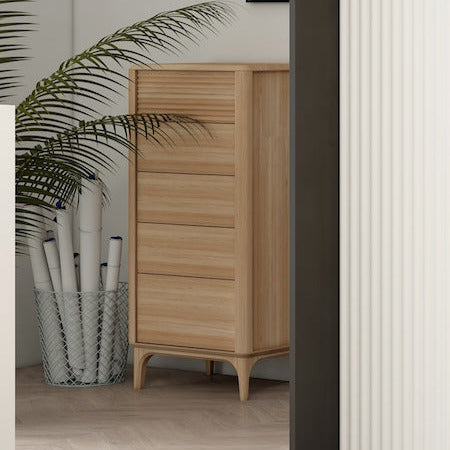 Commode in massief eiken duurzaam eiken hoge commode