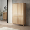 Eikenhouten massief houten kledingkast Oxford 2 RobleStore NordicStory