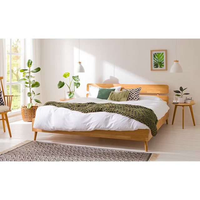 NordicStory Duurzaam eiken massief houten bed