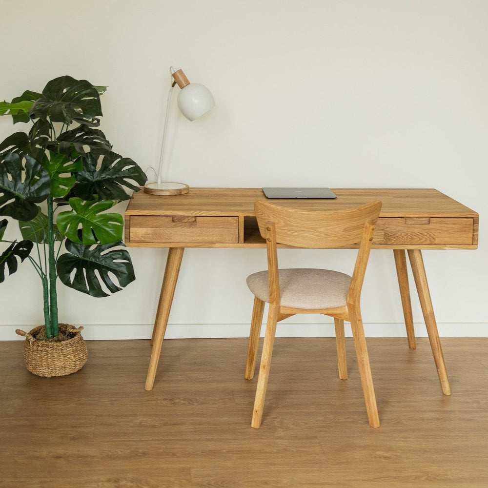 NordicStory Duurzaam eiken massief houten schrijftafel