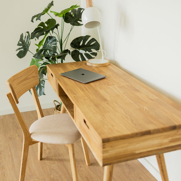 NordicStory Duurzaam eiken massief houten schrijftafel