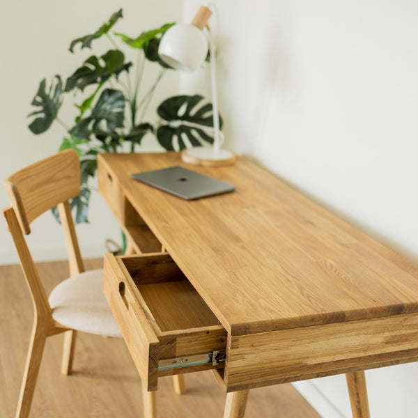 NordicStory Duurzaam eiken massief houten schrijftafel