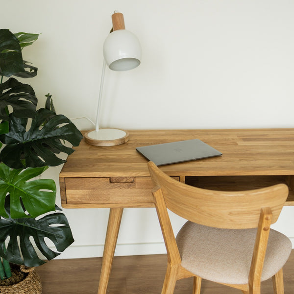 NordicStory Duurzaam eiken massief houten schrijftafel