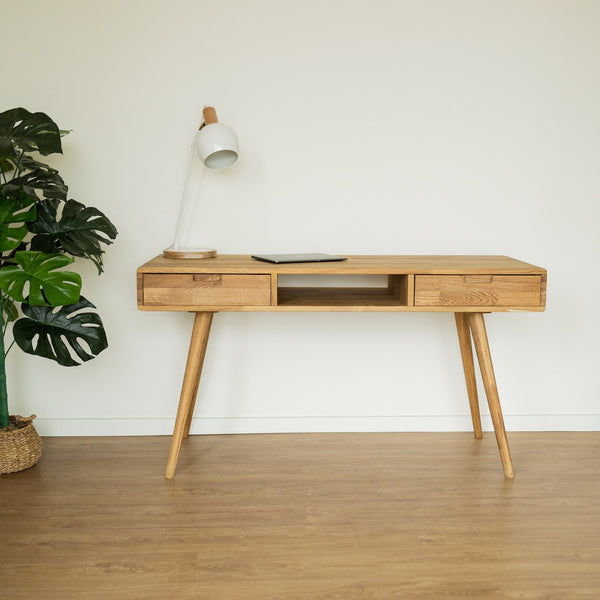 NordicStory Duurzaam eiken massief houten schrijftafel