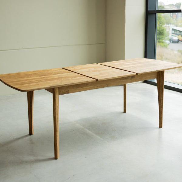  NordicStory uitschuifbare eettafel van massief duurzaam eikenhout