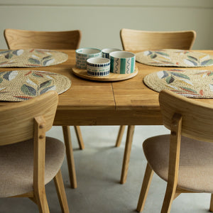  NordicStory uitschuifbare eettafel van massief duurzaam eikenhout