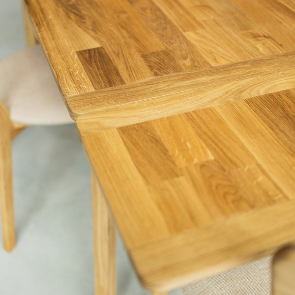 NordicStory uitschuifbare eettafel van massief duurzaam eikenhout