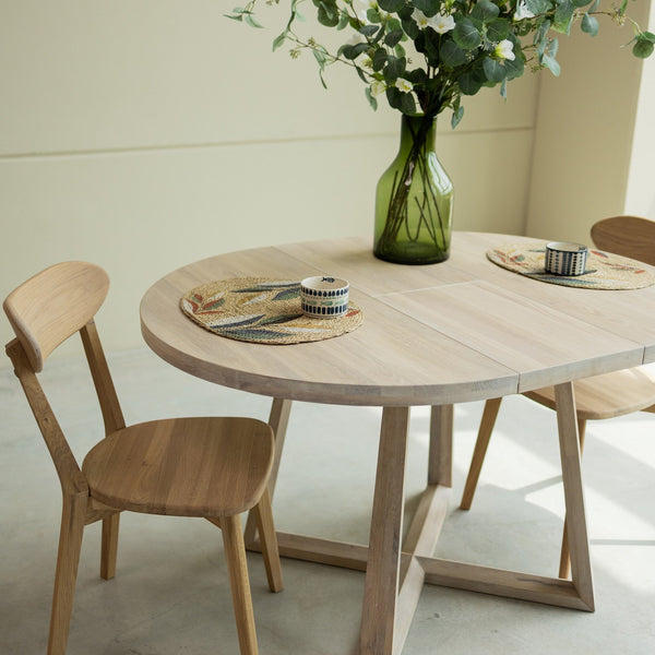 NordicStory uitschuifbare eettafel van massief duurzaam eikenhout
