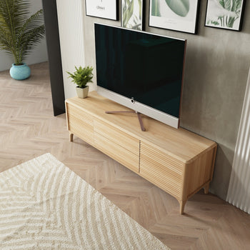 NordicStory Oxford eiken massief houten TV-meubel 3.2.2