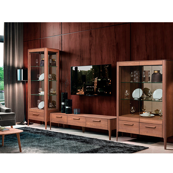 NordicStory TV-meubel in massief eikenhout