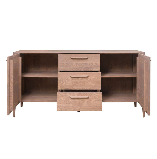NordicStory Dressoir Ladekast in massief eikenhout